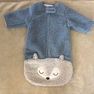 Baby warm cozy blanket/jacket. NEVER USED.